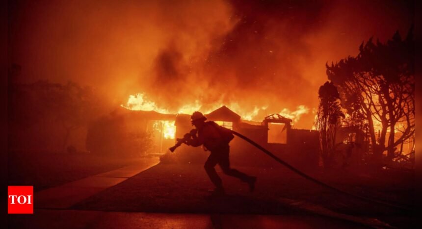 Los Angeles wildfire live updates: Thousands flee as California battles wildfires, power outages; State of emergency declared