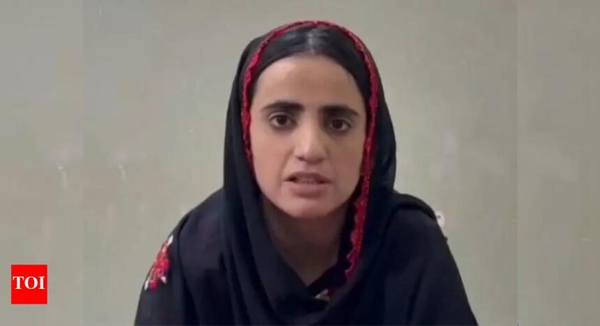 Mahrang Baloch Human Rights: Balochistan: Mahrang Baloch appeals to human rights organisations to take notice of internet blackout in Dalbandin