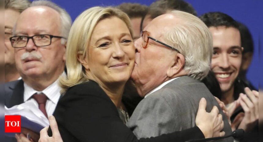 Marine Le Pen: French far-right leader Marine Le Pen pays tribute to her politically polarising father