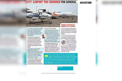 Mumbai airport plans to shift private and charter planes to Navi Mumbai by end of year | Mumbai News