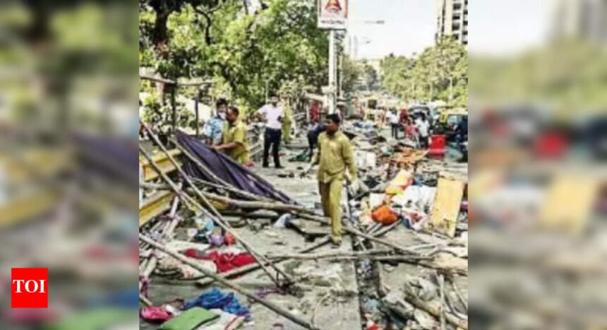 Mumbai’s Wadala Bridge cleared of encroachments | Mumbai News