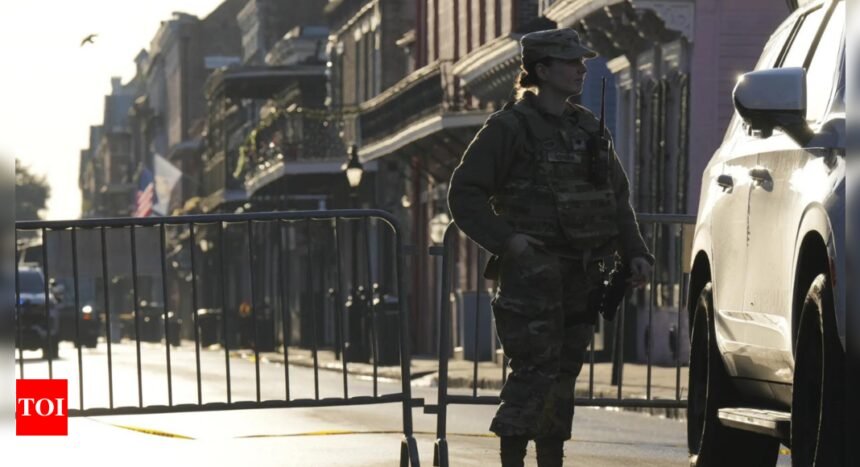 New Orleans attack: New footage shows fiery gunbattle between attacker and police | World News