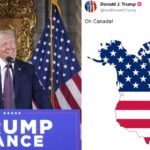 'Oh Canada’: Trump shares map with 51 US states