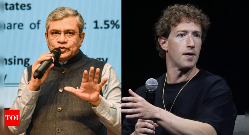 'PM Modi’s decisive 3rd term victory': Union minister Ashwini Vaishnaw fact checks Mark Zuckerberg on 2024 Lok Sabha elections