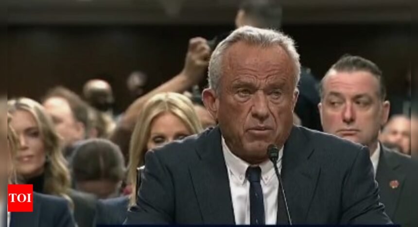 RFK Jr Live: RFK Jr says 'my boss loves Diet Coke' at Senate hearing: 'But you should know...'