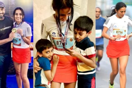 Shark Tank India 4's Vineeta Singh drops pictures from her recent marathon run; recalls 'Only took me 17 years, 14 Mumbai Marathons, and almost 15000 km of running' |