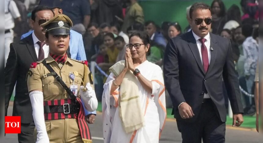 Watch: Mamata Banerjee alleges Kolkata police band 'not allowed' to perform inside Bengal governor's residence; Raj Bhavan clarifies | India News
