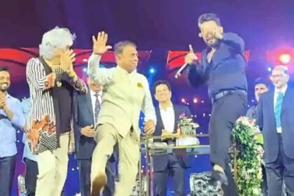 Watch: Sunil Gavaskar's impromptu dance gig at Wankhede Stadium's grand celebrations | Cricket News