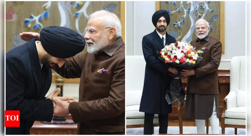 'Your family named you 'Diljit', so you keep winning': GOAT Dosanjh meets PM Modi - Video | India News