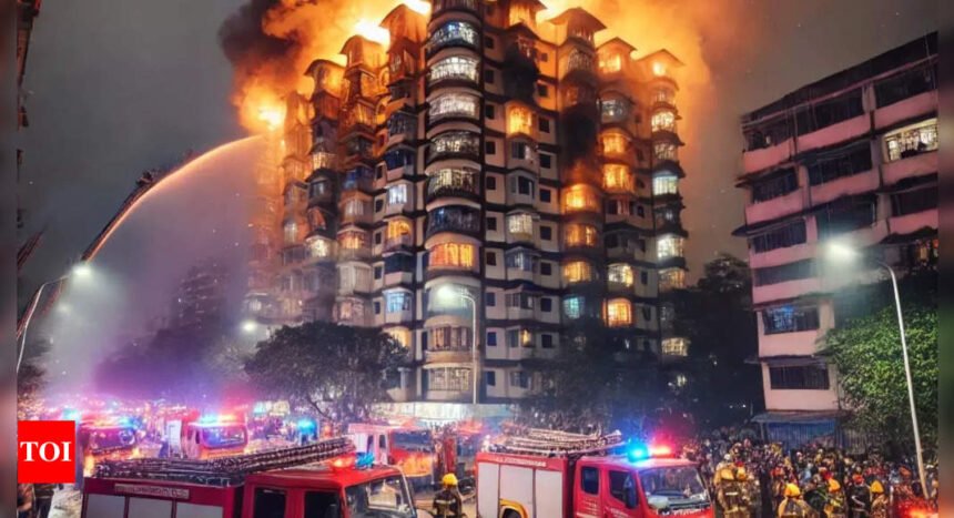 1 dead after fire breaks out at multi-storey building in south Mumbai | Mumbai News