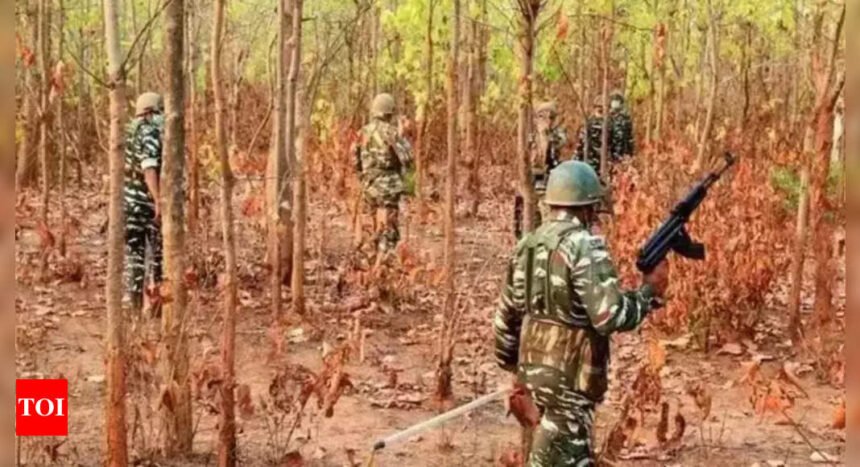 12 Maoists killed in encounter with security forces in Chhattisgarh’s Bijapur | Raipur News
