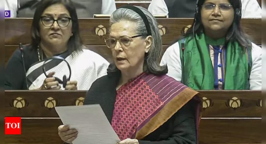 14 crore denied benefits of food security due to delay in Census: Sonia Gandhi | India News