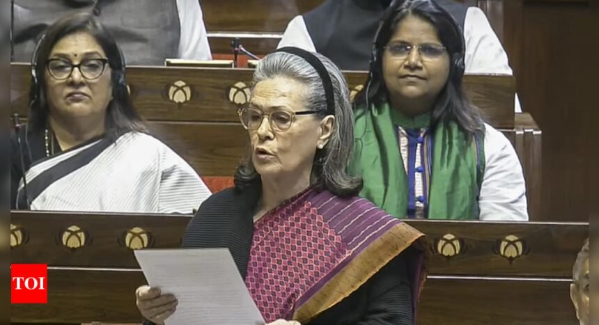 '14 crore deprived of NFSA benefits': Sonia Gandhi urges government to complete Census | India News
