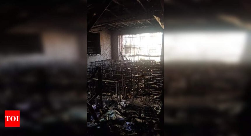 20 students rescued from fire at coaching centre in Bhiwandi bldg