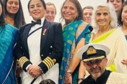 British Navy for first time allows female personnel to wear saris at mess dinners | India News