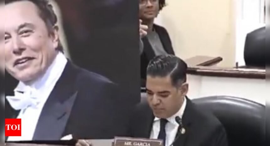 DOGE Hearing: DOGE hearing: Democrat Robert Garcia says he's brought a 'd**k pic', takes out Elon Musk's photo