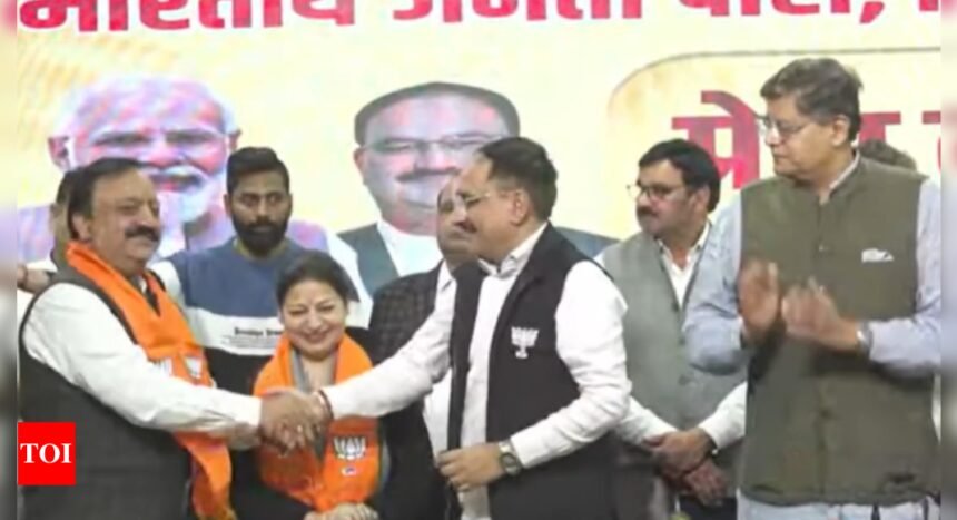 Delhi elections: 8 AAP MLAs join BJP days before polls | India News