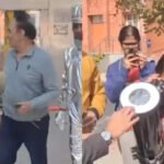 Delhi polls: 'Astronauts' assist voters at this unique polling booth, watch video | India News