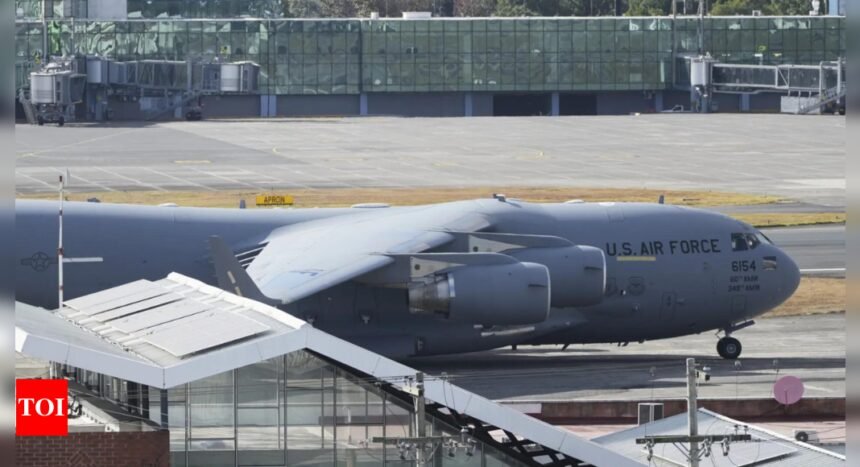 Donald Trump administration deports migrants to India via military plane | India News