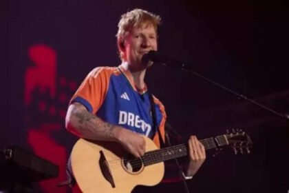 Ed Sheeran dons Team India jersey during electrifying Gurugram concert - Watch