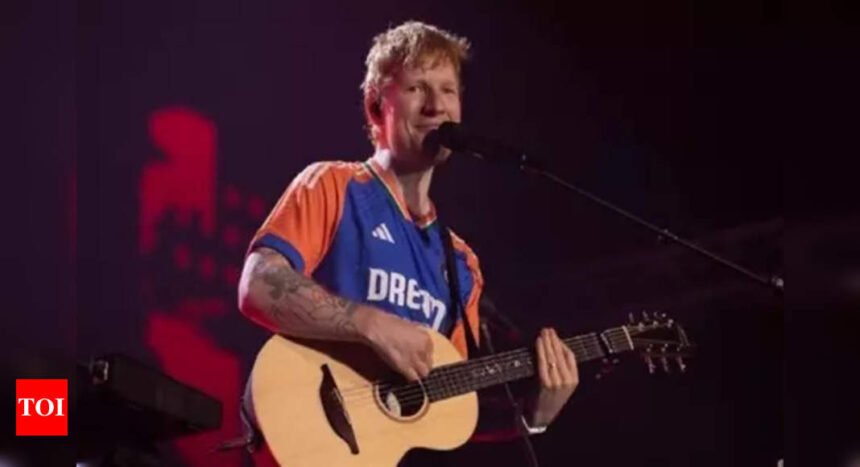 Ed Sheeran dons Team India jersey during electrifying Gurugram concert - Watch
