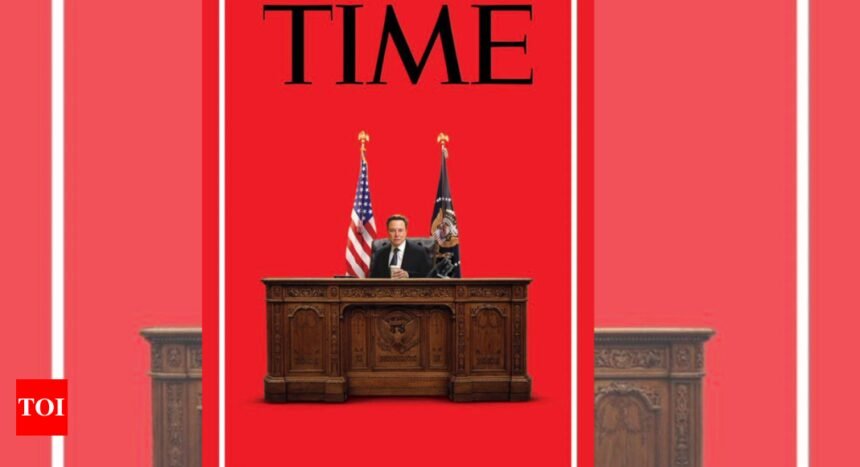 Elon Musk On Time Magazine Cover: New Time Magazine cover shows Elon Musk behind Resolute Desk as President