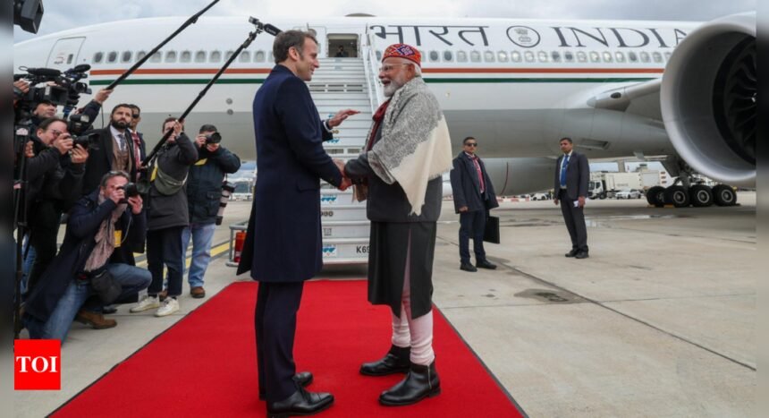 In a special gesture, Macron personally escorts PM Modi as he departs for Washington | India News