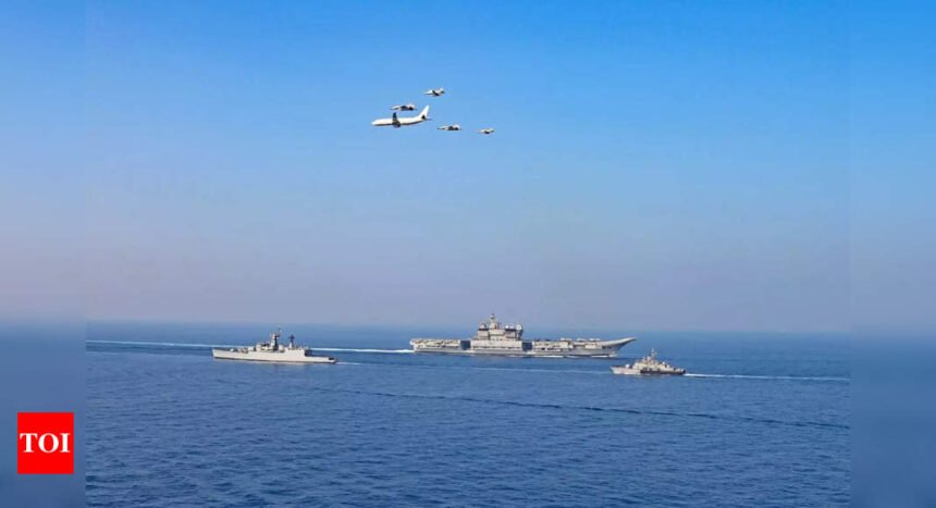 India conducting major theatre-level naval combat exercise in IOR to test operational readiness | India News
