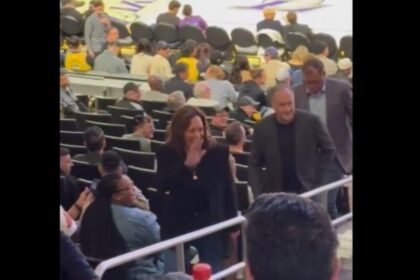 Kamala Harris: Kamala Harris, husband Doug spotted at Lakers game; haters say 'nobody even cared'