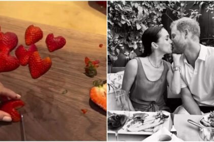 'Missing my Valentine': Meghan Markle shares video of children making love heart treats