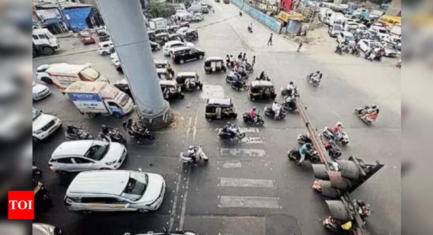 Motorist dies as car jumps divider, hits tourist bus in Mumbai | Mumbai News
