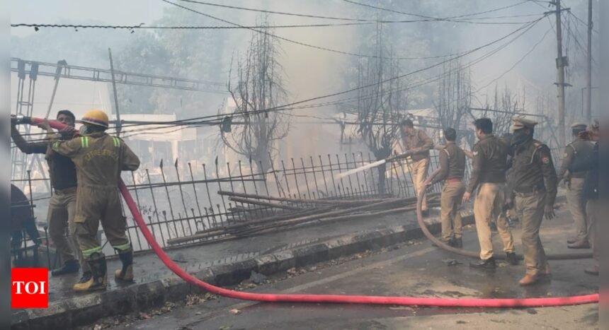 Narrow escape for hundreds as fire breaks out at Sanatkada fest
