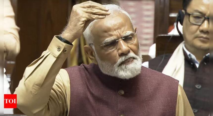 No 'sheesh mahal, AAP-da' jibes in PM Modi's Rajya Sabha speech, focus back on Congress | India News