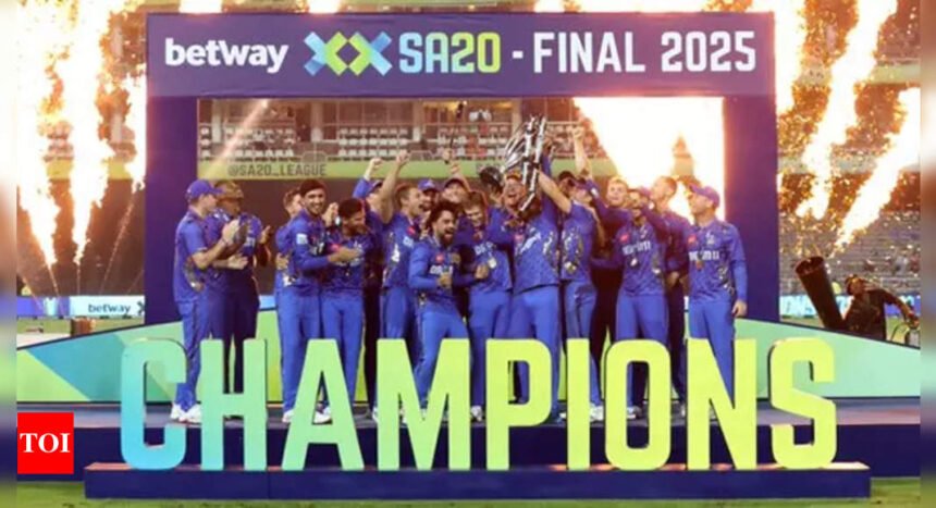 'Not just one or two guys; everyone played a part': Captain Rashid Khan as MI Cape Town clinch maiden SA20 title | Cricket News