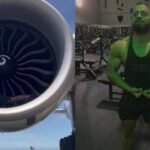 Preslie Ginoski: Fitness influencer performs risky push-up stunt near airplane engine | World News