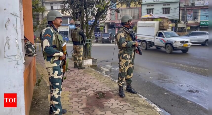 Security forces dismantle illegal check posts in Manipur amid rising tensions | India News