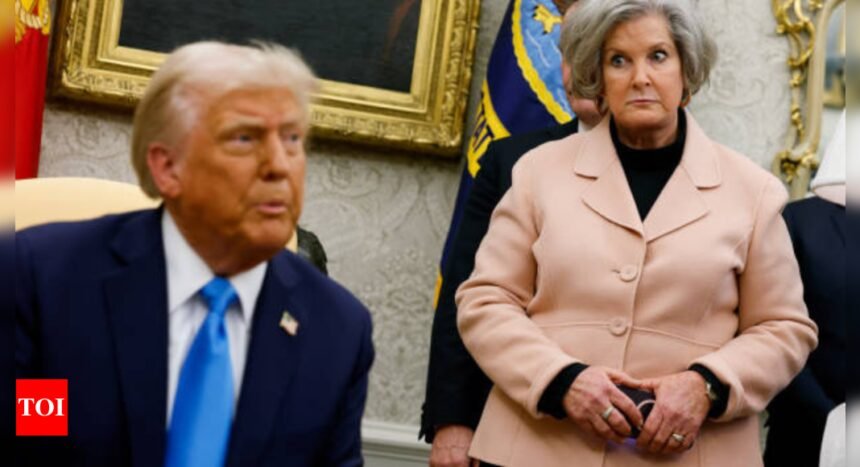 Susie Wiles Donald Trump Viral Photo: Did Susie Wiles give a 'death stare' to Donald Trump when he said US will take over Gaza? Photo goes viral