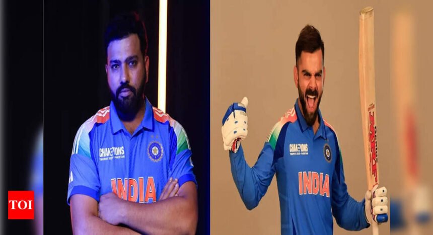 Team India stars unveil Champions Trophy jersey ahead of tournament in Dubai - See Pics | Cricket News