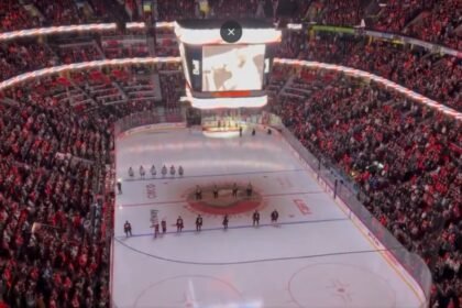 Watch: Canadians boo US national anthem during hockey match after Trump imposes tariff on imports