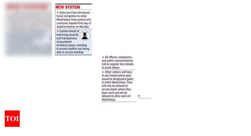 ‘Scrap facial recognition system at Mantralaya’ | Mumbai News