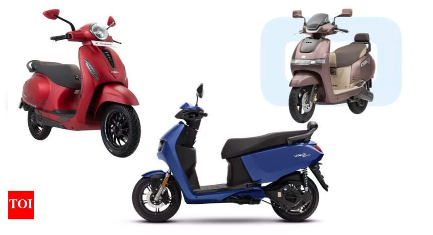 Hero VX2 e-scooter vs TVS iQube vs Bajaj Chetak 3501: Range, specs, price compared