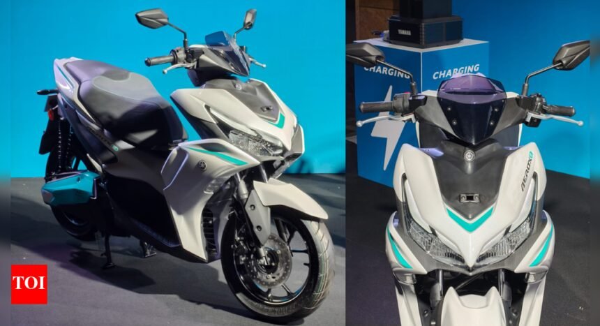 Yamaha Aerox electric revealed: 3kWh battery, 106 km range and more