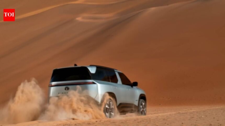 Tata Sierra EV teased again: Tries to pull off rare feat!